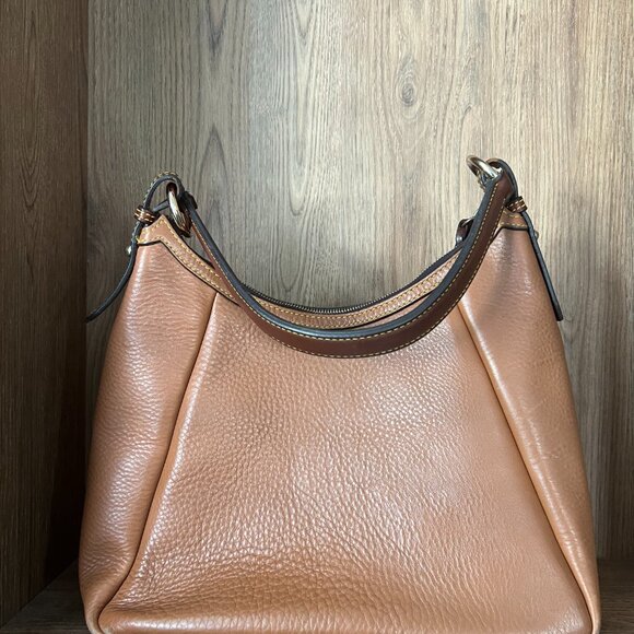 Dooney & Bourke Brown Samba Leather Bag - Picture 3 of 3